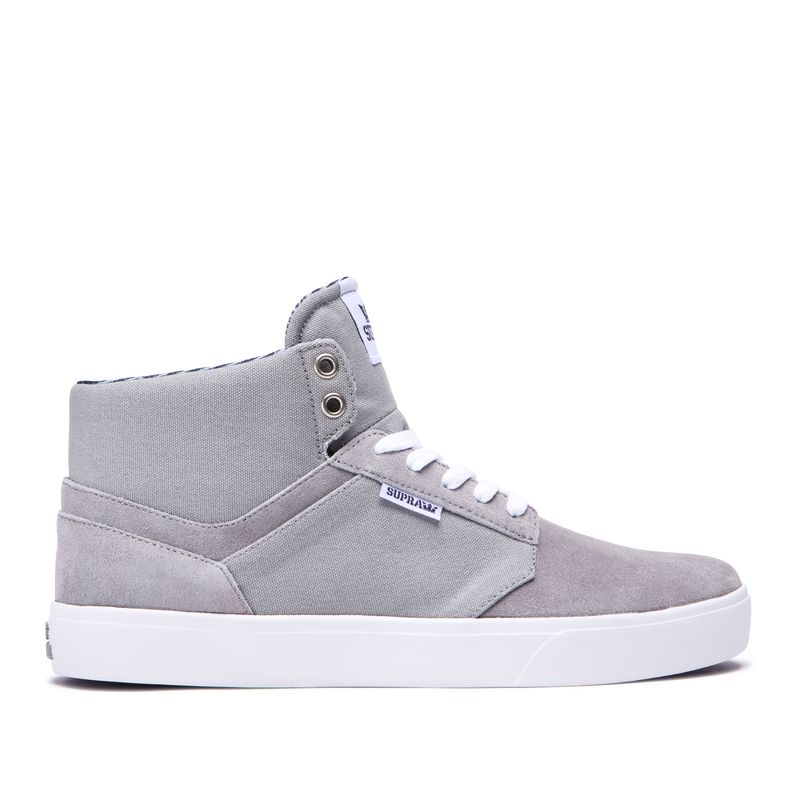 Supra Yorek High Top Schuhe Damen - Grau LUO56600